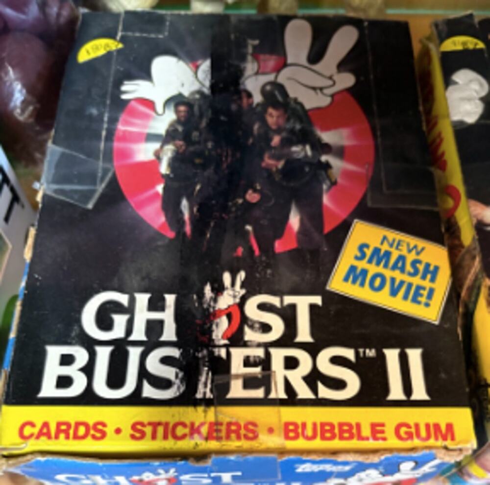 1989 Topps Ghostbusters II Trading Card Wax Box Vintage Movie Cards If